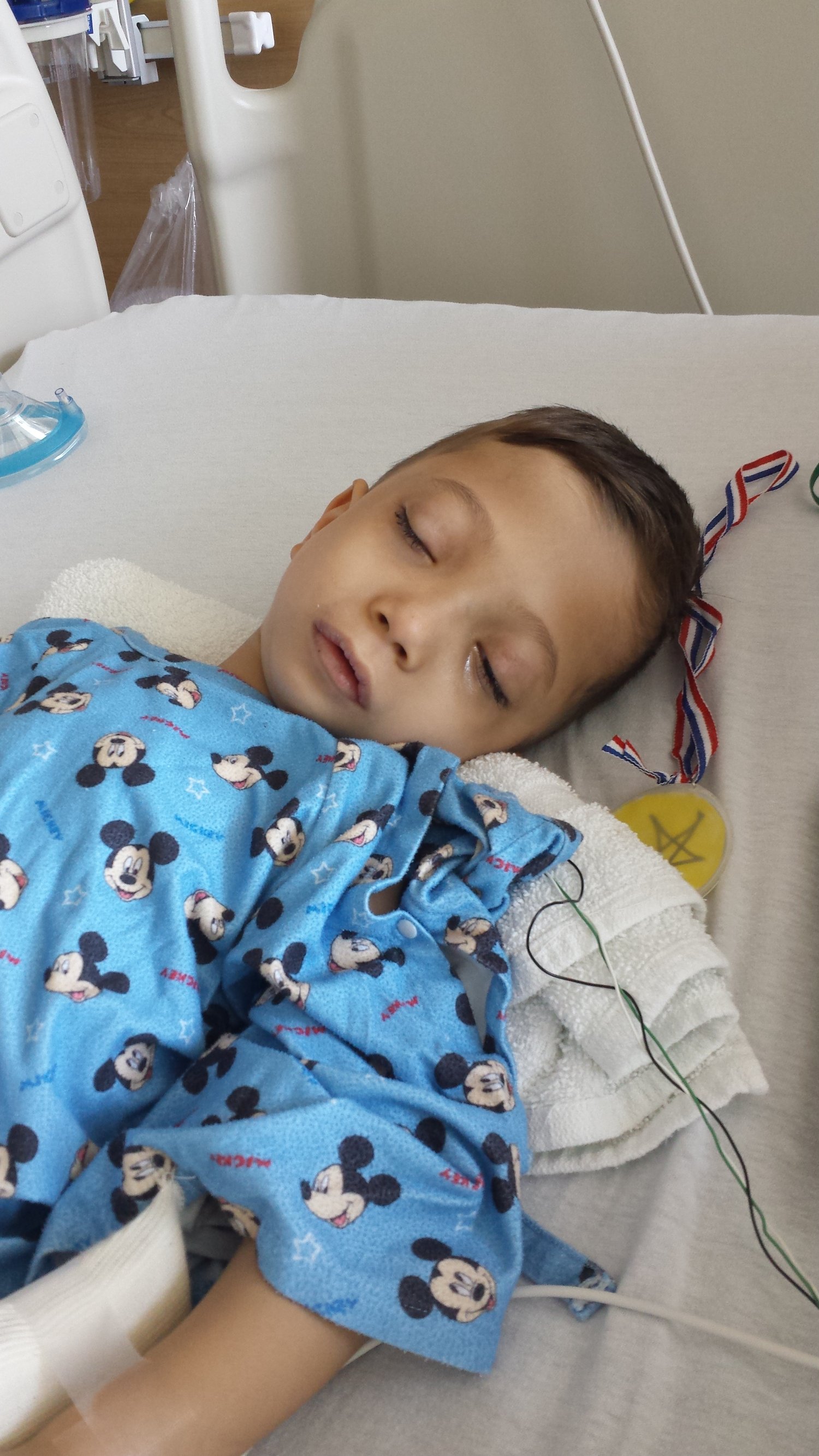 Recovery, bilateral femoral osteotomies, A I Dupont Hospital for Children, Delaware