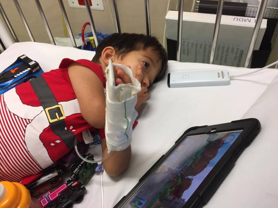 Zac, Pamidronate infusion, Queensland, Australia