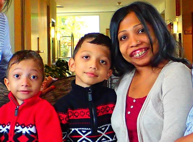 Neena Nizar and family